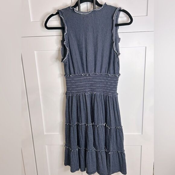 Max Studio Blue Sleeveless V-Neck Midi Dress - XS- NWT - Picture 7 of 8